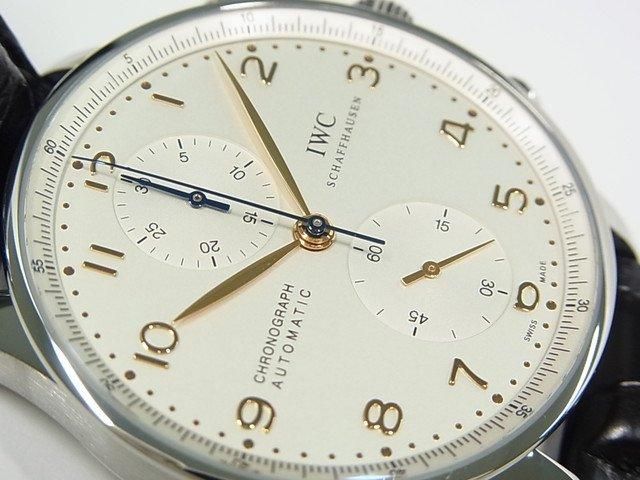IWC ポルトギーゼ・クロノグラフ シルバー文字盤 IW371445 正規