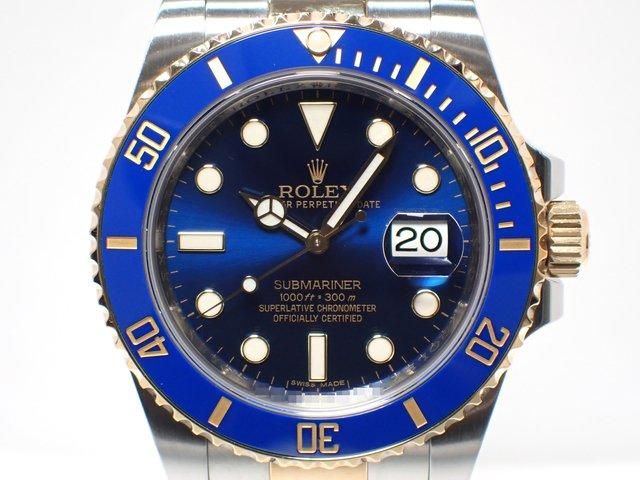 ロレックス サブマリーナ・デイト ブルー コンビ Ref.116613LB '14年