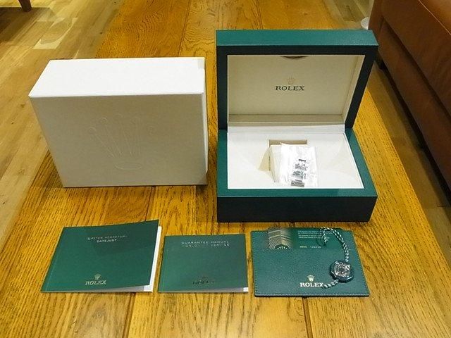 ROLEX ロレックス 新型 箱 保存箱 空箱 外箱 内箱 グリーン