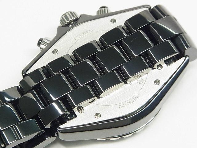 J12 Chronograph Watch, 41 mm Black Ceramic - H0940 | CHANEL