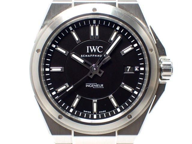 IWC インヂュニア・オートマティック ブラック文字盤 IW323902