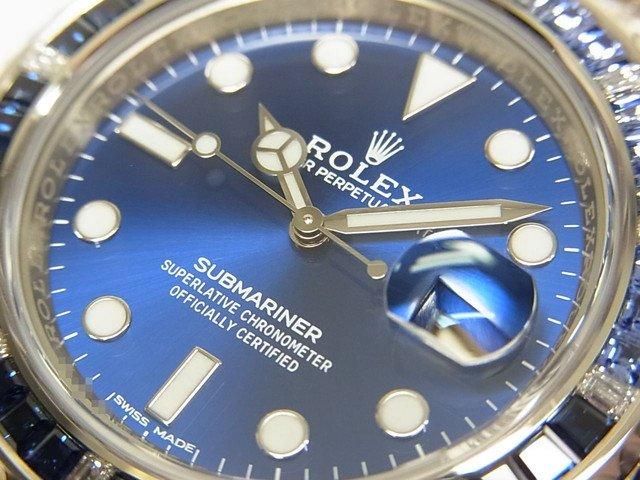 ロレックス サブマリーナ・デイト ブルーサファイア＆ダイヤ WG