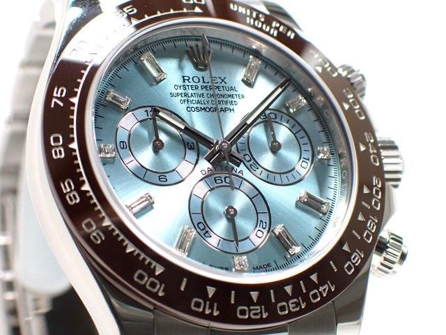 ロレックス デイトナ PT アイスブルー バケットダイヤ Ref.116506A '20年購入 新ギャラ -  腕時計専門店THE-TICKEN(ティッケン) オンラインショップ