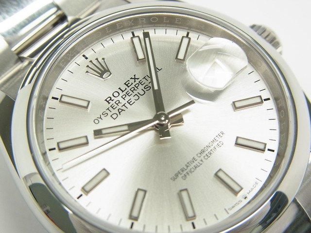 ロレックス デイトジャスト 36 シルバー オイスターブレス ロレックス デイトジャスト 36 シルバー オイスターブレス