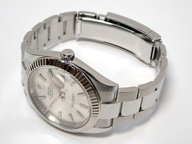 ロレックス デイトジャスト41 シルバーバー 126334 '21年 - 腕時計専門