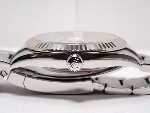 ロレックス ROLEX 純正品 DATEJUST41 シルバー ルミノバ文字盤