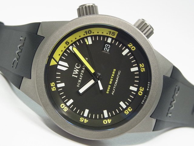 IWC アクアタイマー・オートマティック 2000 チタン IW353804 メーカーOH済み - 腕時計専門店THE-TICKEN(ティッケン)  オンラインショップ