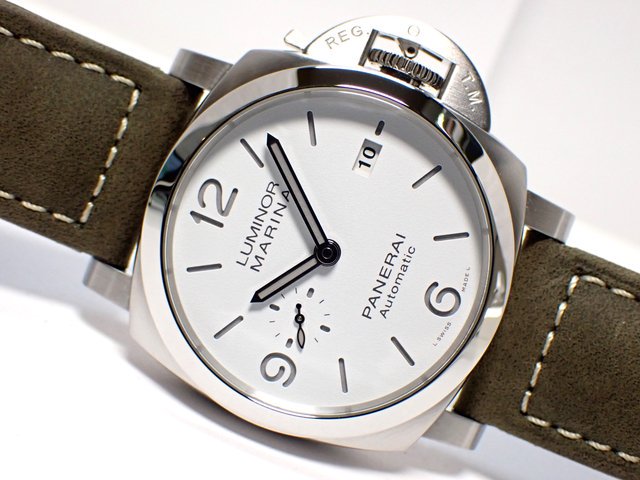 パネライ　ルミノール・マリーナ1950 3DAY'S　44MM　ホワイト　PAM01314　’21年 -  腕時計専門店THE-TICKEN(ティッケン) オンラインショップ