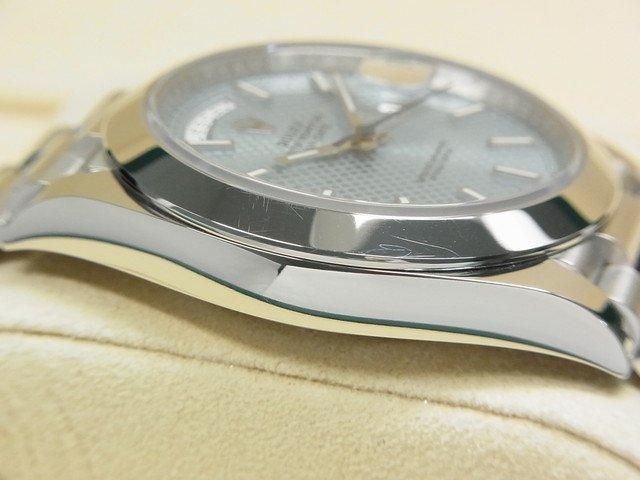 ロレックス デイデイト 40 PTモデル アイスブルーダイアゴナル 228206