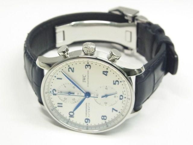 IWC ポルトギーゼ・クロノグラフ シルバー文字盤 IW371446