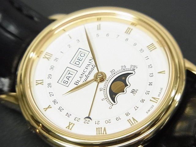 ブランパン ヴィルレ トリプルカレンダー・ムーンフェイズ 18KYG 6553