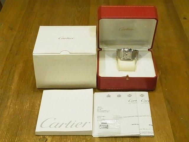 カルティエ タンク フランセーズ クロノリフレックス LM W51001Q3