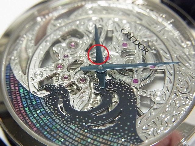 セイコー クレドール シグノ メカニカル彫金 スケルトン 限定