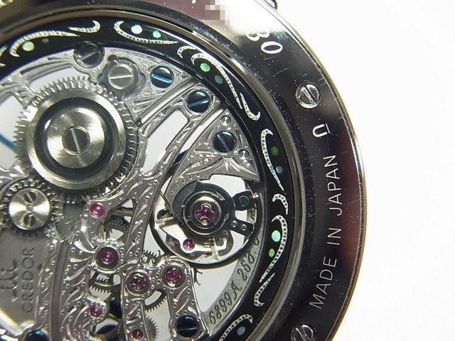 セイコー クレドール シグノ メカニカル彫金 スケルトン 限定