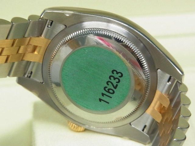 ロレックス デイトジャスト SS×YGコンビ コンピューター文字盤