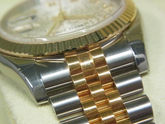 ロレックス デイトジャスト SS×YGコンビ コンピューター文字盤