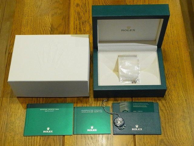 ロレックス デイトジャスト 41 SS×エバーRGコンビ チョコレート 126331