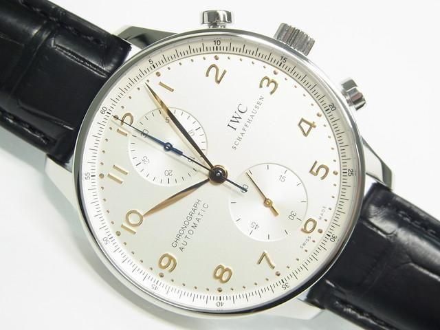 IWC ポルトギーゼ・クロノグラフ シルバー IW371445 正規品