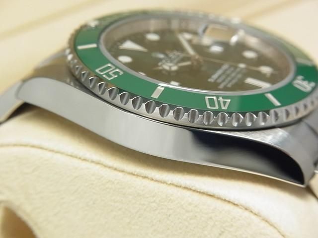 ロレックス サブマリーナ・デイト グリーン 116610LV 正規品 - 腕時計