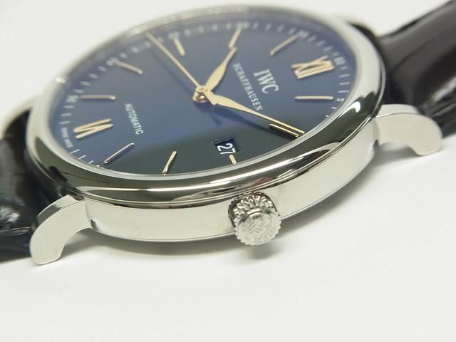 ブルーダイアル×ゴールドで上品なIWCポートフィノ