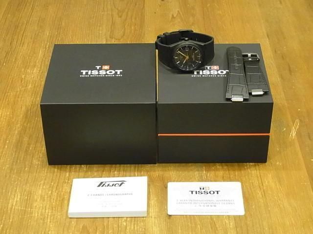 【新品未使用】　TISSOT ティソ PRX パワーマティック 80 カーボン ティソの人気コレクション PRX に個性際立つフォージドカーボンモデル