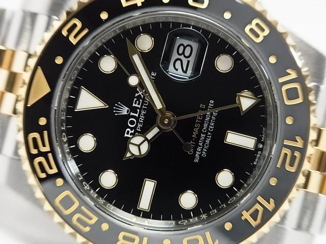 超格安価格 126713GRNR SS×YG GMTマスターII ロレックス '24年 腕時計専門 - ネームタグ