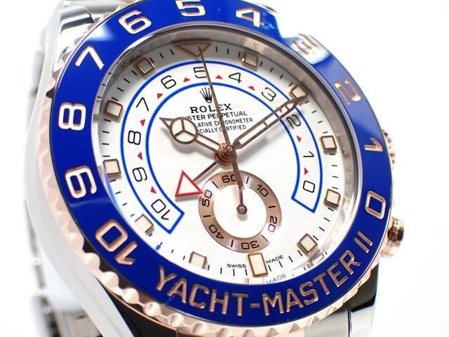 ロレックス ヨットマスターII SS×エバーRGコンビ ベンツ針