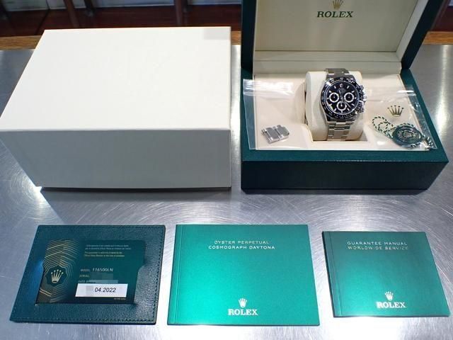 ロレックス デイトナ ブラック文字盤 116500LN '22年 - 腕時計専門店