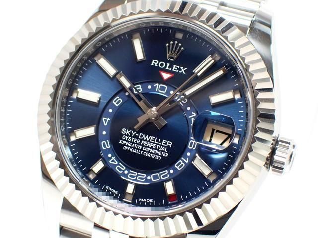 ロレックス スカイドゥエラー ブルーダイヤル 326934 ジュビリー
