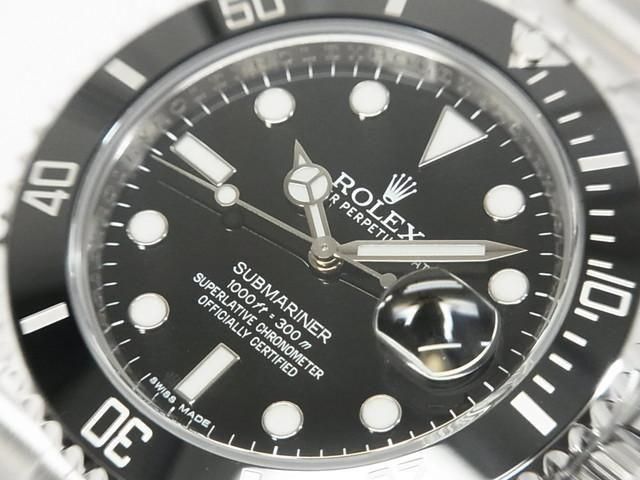 美品 おまけ付き サブマリーナ 40mm デイト ブラック SS ROLEX ロレックス ROLEX サブマリーナデイト Ref.116610LN ブラック SS