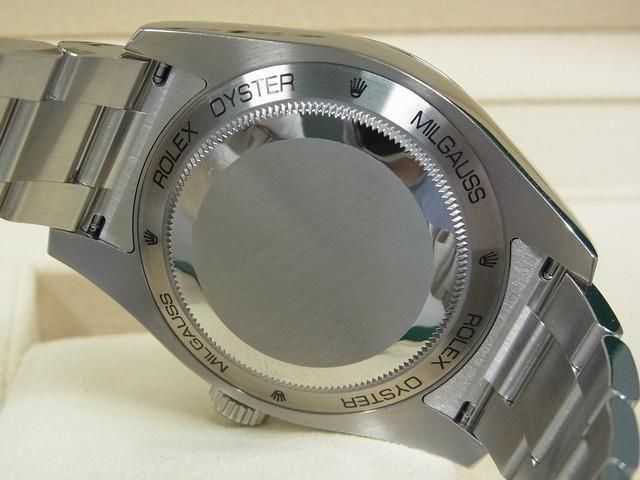 ロレックス ミルガウス Zブルー 116400GV '21年購入未使用品