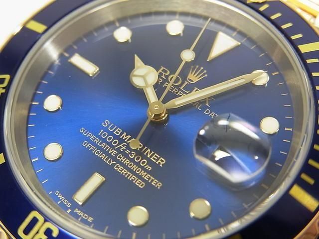 サブマリーナ250SS　サバフグ　ディープブルーオーシャン　G115 ロレックス サブマリーナ・デイト 青サブ SS&YG Ref.16613 P番