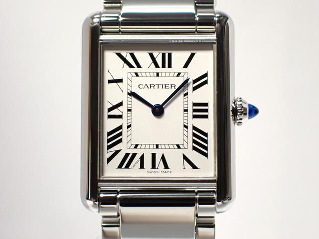 【村けん】Cartier カルティエ　タンクマスト LM WSTA0052 カルティエ タンク マスト LM WSTA0052 シルバー メンズ 時計