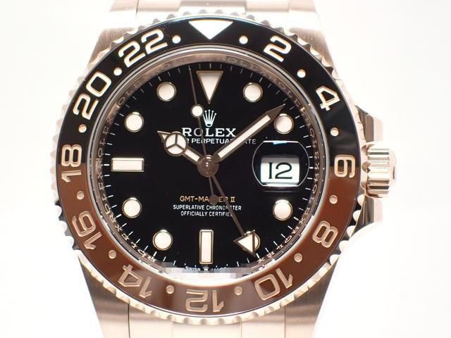 ロレックス GMTマスターII エバーローズゴールド Ref.126715CHNR