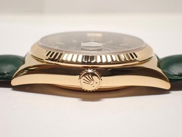 ロレックス デイデイト36 18KYG グリーン文字盤 Ref.118138