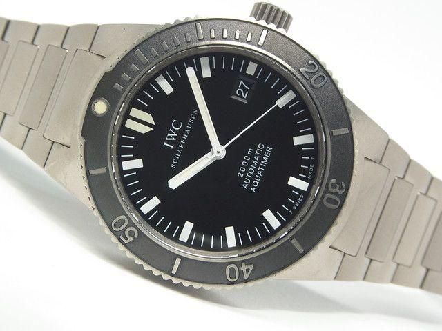 IWC GSTアクアタイマー チタン ブレス＆ラバー Ref.3536-01