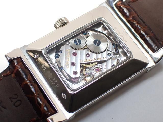 エテルナ レクタンギュラー カッパー文字盤 Pt Ref.8491.78 限定