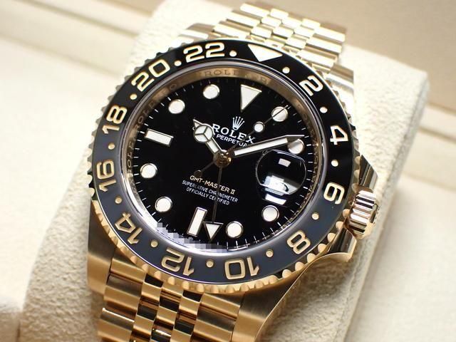ROLEXジュビリーブレス② ロレックス GMTマスターII 126718GRNR イエローゴールド