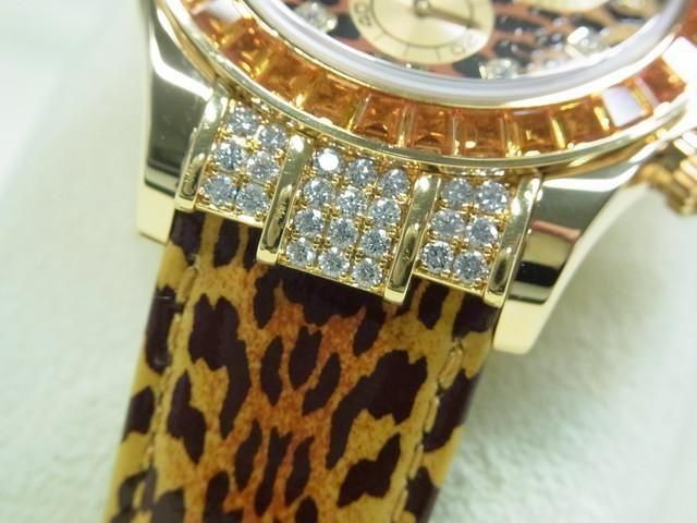 限界 ロレックス デイトナ レパード 18KYG 8Pダイヤインデックス 116598SACO