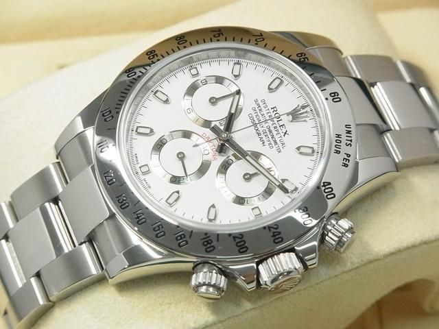 ロレックス デイトナ ホワイト文字盤 116520 '21年購入現行