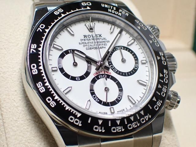 新品未使用　ロレックス　デイトナ　ホワイト盤　掛け時計　非売品 ロレックス デイトナ ホワイト文字盤 126500LN '24年 - 腕時計専門店