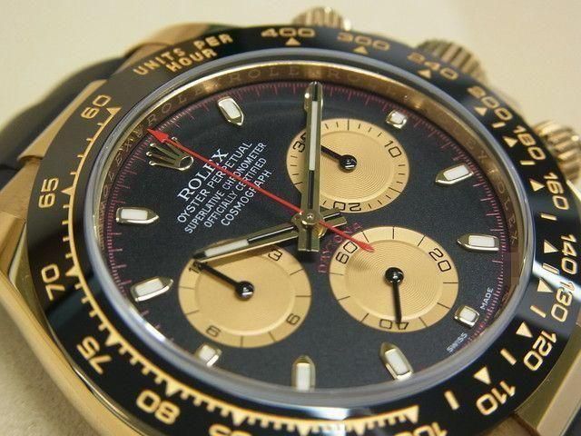 ロレックス デイトナ 18KYG ブラック×シャンパン 116518LN '21年購入