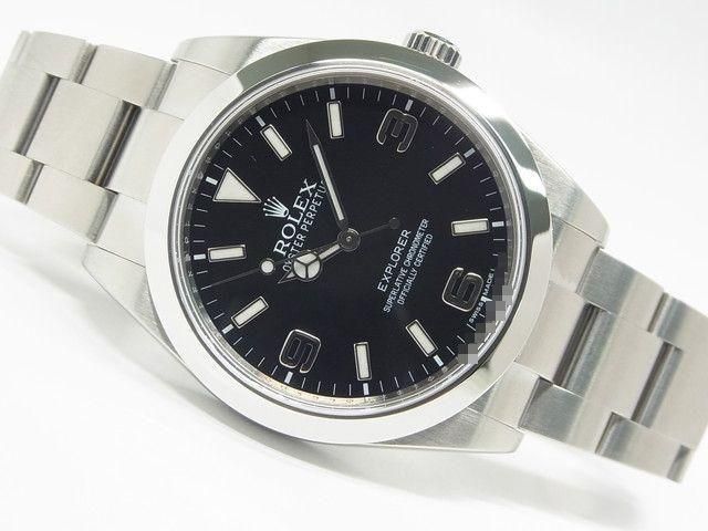 【美品】ROLEX オイスターパーペチュアル34 114200 ロレックス オイスターパーペチュアル 34 3・6・9 ブルー 114200