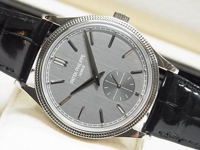 パテック・フィリップ カラトラバ 18KWG グレーダイヤル 6119G-001