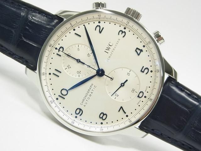 IWC ポルトギーゼ・クロノグラフ シルバー×ゴールド IW371445 - 腕時計