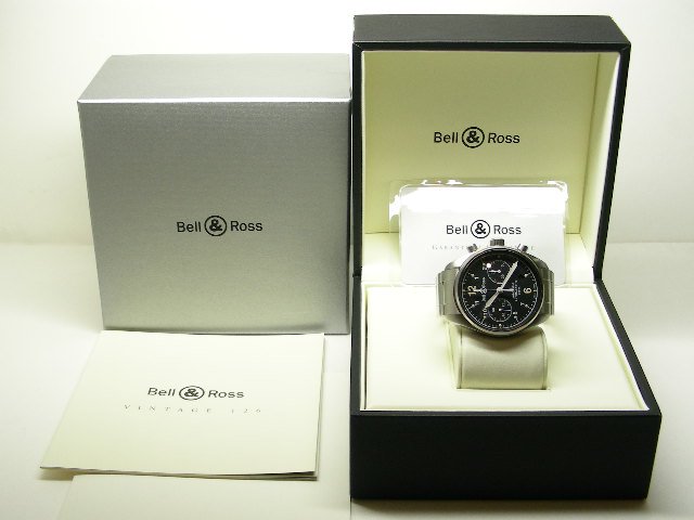 ベル＆ロス ヴィンテージ126 黒 ブレス仕様 正規 - 腕時計専門店THE ...