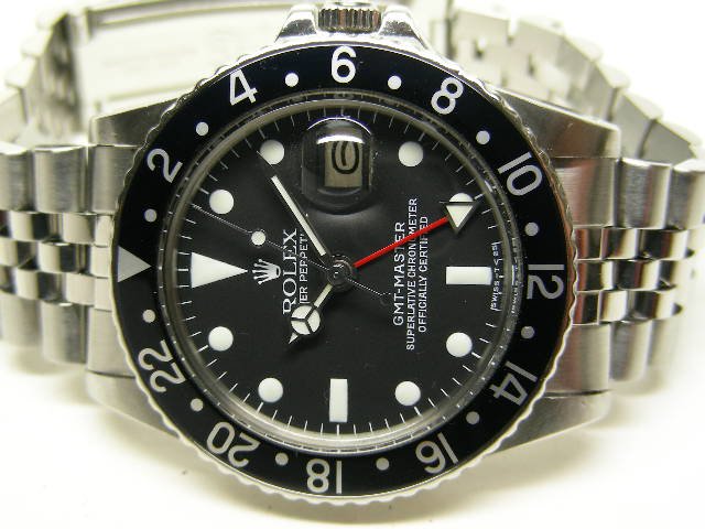旧型GMTマスター 1675 黒 ジュビリーブレス - 腕時計専門店THE-TICKEN 