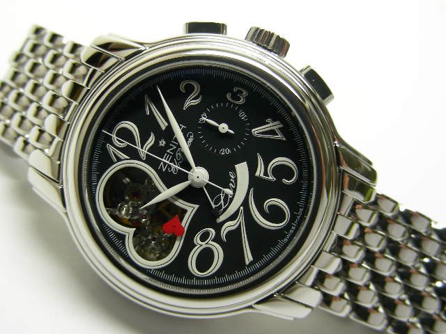 ゼニス クロノマスター・スターオープン・ラブハート 正規 - 腕時計 