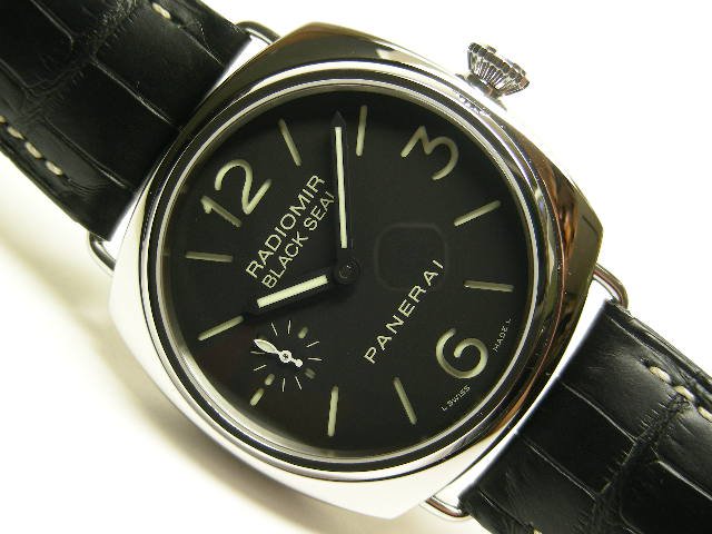パネライ ラジオミール・ブラックシール PAM0183 クロコ付 - 腕時計 