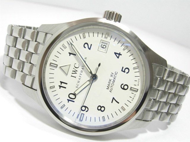 IWC マーク15 白文字盤 ブレス仕様 - 腕時計専門店THE-TICKEN 